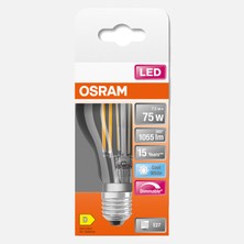 Ledvance LEDSCLA75D Fıl E 7.5 W Beyaz 4000K Dimmerli E27 LED Ampul