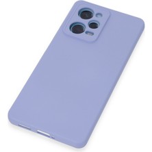 Redmi Note 12 Pro 5g Kılıf Nano Içi Kadife Silikon - Lila