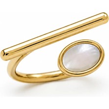 Venüs Design Çelik Sedefli Yüzük (Ayarlanabilir)