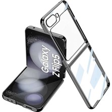 Uravas Store Samsung Galaxy Z Flip 5 Kılıf Fold Element Kapak - Siyah