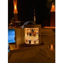 Valore Ahşap Mini Fıçı Bar