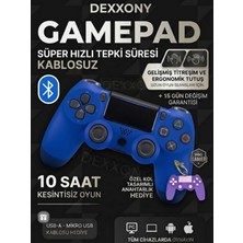 Dexxony Premium Ps4 / Pro / Slim Uyumlu Kablosuz Oyun Kolu - V2 Çift Titreşimli Bluetooth Gamepad