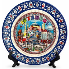 Hediye Sandalı Istanbul'un Camileri Dekoratif Tabak (15 Cm)