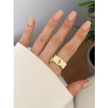Venüs Design Çelik Taşlı Yüzük (Ayarlanabilirdir)