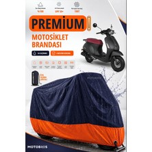 Motobros Motosiklet Brandası Kuba Bluebird Motor Brandası Motor Örtüsü Su Geçirmez Paraşüt Kumaş Uv Korumalı Premium