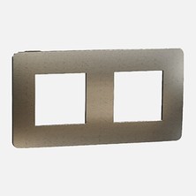 Schneider NU280452M 2'li Çerçeve Bronz Siyah