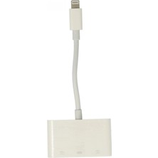 Marsilyan™- APR23 Iphone Otg 3in1 - Beyaz