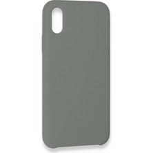 iPhone Xs Max Kılıf Lansman Legant Silikon - Gri