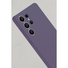 Galaxy S25 Ultra Kılıf Nano Içi Kadife Silikon - Mor