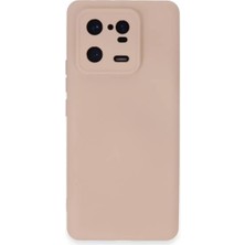 Uravas Store Xiaomi Mi 13 Pro Kılıf Nano Içi Kadife Silikon - Pudra
