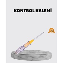 Herşey Trend 110-220V Elektrik Test Kalemi Korozyona Dayanıklı Nikel Kaplamalı