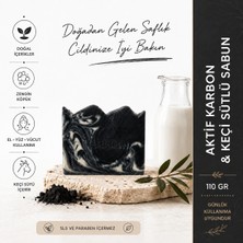 VELUNERA Aktif Karbon & Keçi Sütü Bakım Sabunu | Yağlı Ciltler İçin | 110 gr