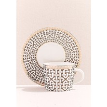 Paşabahçe Kahve Link Porselen Espresso Fincanı Krem Kahve, Espresso Fincanı, 1 Adet