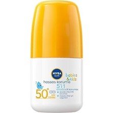 Uravas Store Sun Spf 50+ Bebek ve Çocuk Için Hassas Koruma Güneş Koruyucu Roll-On 50ML,SUYA Dayanıklı,hassas Cil