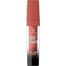 Uravas Store Golden Rose Liping My Matte Likit Ruj No: 21 - Suya Dayanıklı Ultra Mat Ruj