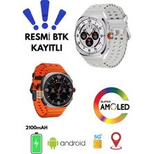 Howear  5g Hw Ultra Android Akıllı Saat Sım Kartlı Wifi Nfc Gps Amoled Ekran Spor ve Sağlık Tracker