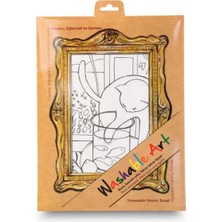 Uravas Store Funny Mat - Henrı Matısse The Cat Wıth Red Fısh 25 x 35 cm