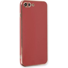 Uravas Store Iphone 7 Plus Kılıf Volet Silikon - Kırmızı