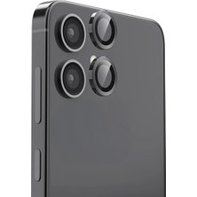 Uravas Store Samsung Galaxy A06 Raze Metal Kamera Lens - Siyah