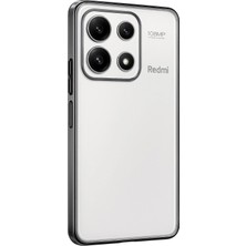 Modamizo Mey Ithalat® Poco X6 Pro Kılıf Lensli Silikon - Gümüş