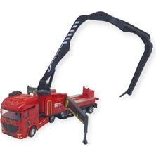 Die Grup Metal Itfaiye Arabası - Söndürme Vinçli 26CM - 706-43