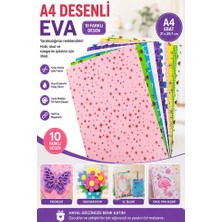 Artlantis Desenli Eva 10 Renk A4 20X30CM 1 Paket Bubu Desenli Eva Süngeri 10 Lu Renkli Eva Elişi Okul Öncesi Ana Sınıfı Ilkokul