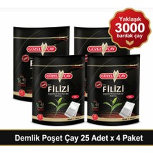 Güzel Çay Güzelçay Çay Filizi Demlik Poşet Çay 4 Paket