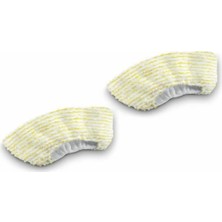 Karcher Manuel Nozul Kılıfı Seti, 2 Mikrofiber Kılıf, Kirlerin Giderilmesi Toplama Için Orijinal Buharlı Tem