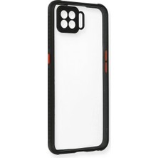 Uravas Store Oppo A73 Kılıf Miami Şeffaf Silikon - Siyah