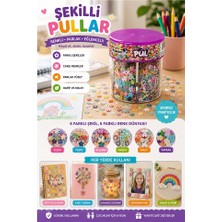 Artlantis Karışık Şekilli Elişi Pulu Standlı 6 Model 90GR 1 Paket Fixpoint Parlak Pul Okul Sınıf Etkinlik Resim Dekarasyon Hobi
