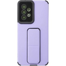 Uravas Store Samsung Galaxy A53 5g Kılıf Mega Standlı Silikon - Lila