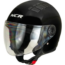 Ncr 230 Yarım Yazlık Kask Mat Siyah Ece Belgeli