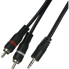 Tunex 3,5 mm Erkek 2 x Rca Erkek 10 mt Kablo