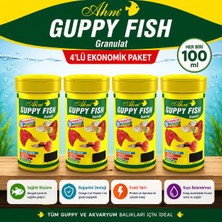 Ahm Marin Guppy Granul Food Lepistes Yemi 100 ml (4 Adet)