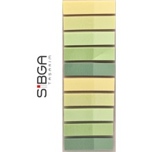 Sibga Tasarım Şeffaf Renkli Postit Post-It Post It. Kitap Ayracı Ayraç Postit Sticker Not Kağıdı 200 Yaprak