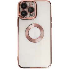 Uravas Store Iphone 14 Pro Kılıf Slot Silikon - Rose Gold