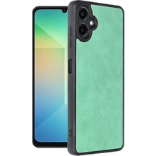 Uravas Store Samsung Galaxy A06 Kılıf Aras Deri Kapak - Koyu Yeşil