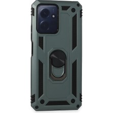 Uravas Store Xiaomi Redmi Note 12 4g Kılıf Sofya Yüzüklü Silikon Kapak - Yeşil