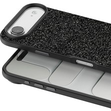 Raftan Topla Onegif Iphone 17 Air Bright Simli Kapak - Siyah