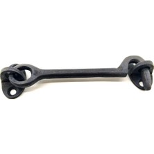 Uravas Store Antika Tarz Dekoratif Pirinç Çengeli - 13CM, Oksit