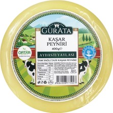 Gürata Tam Yağlı Taze Kaşar Peyniri 400 G ( 1 Adet )