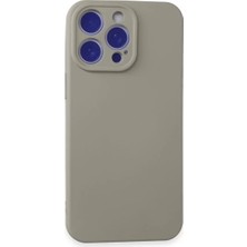 Uravas Store Newface Iphone 15 Pro Max Kılıf Nano Içi Kadife Silikon - Titan Gri