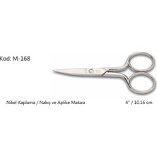 Uravas Store Rose Europe Kalın Nakış Makası Süper Kalite No:4 10,16 cm