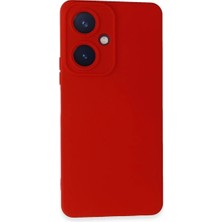 Uravas Store Vivo Y27 Kılıf Nano Içi Kadife Silikon - Kırmızı
