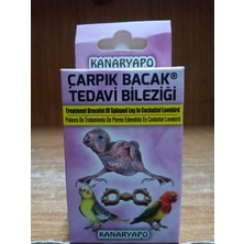 Kanaryapo Paraketler Için Çarpık Bacak Tedavi Bileziği 10’lu Set