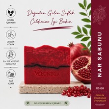 VELUNERA Nar Çekirdeği Bakım Sabunu | Tüm Cilt Tipleri İçin | 110 gr