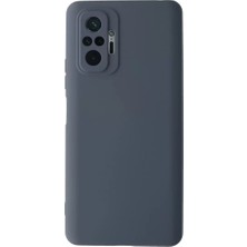 Uravas Store Newface Xiaomi Redmi Note 10 Pro Kılıf Nano Içi Kadife Silikon - Gri