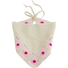 Polexp Bohem Bandana Pembe Çiçekli