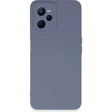 Modamizo Mey Ithalat® Realme C35 Kılıf Nano Içi Kadife Silikon - Gri