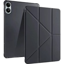 Modamizo Mey Ithalat® Redmi Pad Pro 12.1 Kılıf Kalemlikli Mars Tablet Kılıfı - Siyah